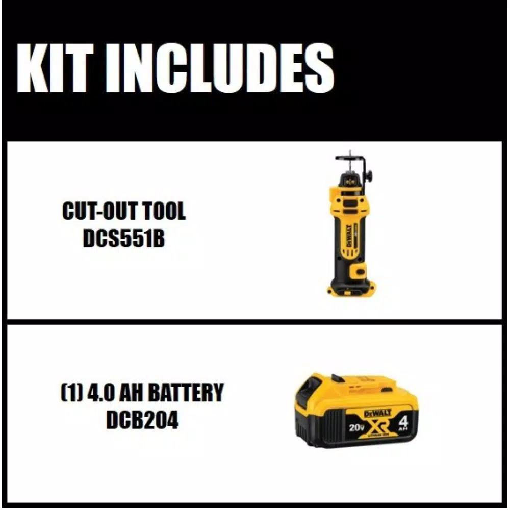 Cheapest π Power Multi Tools DEWALT 20-Volt MAX Cordless Drywall Cut-Out Tool With (1) 20-Volt Battery 4.0Ah π 2 Cheapest π Power Multi Tools DEWALT 20-Volt MAX Cordless Drywall Cut-Out Tool With (1) 20-Volt Battery 4.0Ah π - Image 2