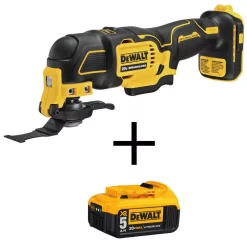 Brand new 😍 Power Multi Tools DEWALT ATOMIC 20-Volt MAX Cordless Brushless Oscillating Multi-Tool With (1) 20-Volt Battery 5.0Ah 🎁