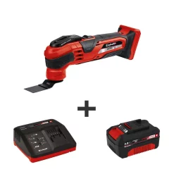 Coupon 😀 Power Multi Tools Einhell PXC 18-Volt Cordless Variable-Speed 20,000-OPM Oscillating Multi-Tool Kit (with 3.0-Ah Battery Plus Fast Charger) 💯