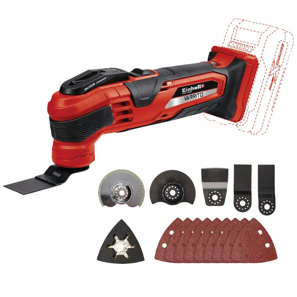 Coupon 😀 Power Multi Tools Einhell PXC 18-Volt Cordless Variable-Speed 20,000-OPM Oscillating Multi-Tool Kit (with 3.0-Ah Battery Plus Fast Charger) 💯 4 Coupon 😀 Power Multi Tools Einhell PXC 18-Volt Cordless Variable-Speed 20,000-OPM Oscillating Multi-Tool Kit (with 3.0-Ah Battery Plus Fast Charger) 💯 - Image 4