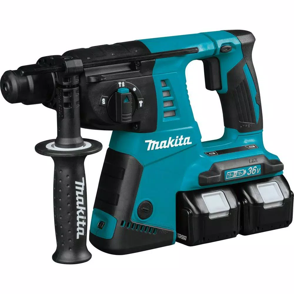 Best Sale 😀 Power Multi Tools Makita 18-Volt X2 LXT Li-Ion (36-Volt) 1 In. Cordless SDS-Plus Concrete/Masonry Rotary 🔨 Hammer Drill With (2) Batteries 5.0Ah 😍 6 Best Sale 😀 Power Multi Tools Makita 18-Volt X2 LXT Li-Ion (36-Volt) 1 In. Cordless SDS-Plus Concrete/Masonry Rotary 🔨 Hammer Drill With (2) Batteries 5.0Ah 😍 - Image 6