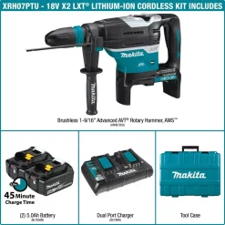 Top 10 🔔 Power Multi Tools Makita 18-Volt X2 LXT Lithium-Ion 36-Volt Cordless 1-9/16 In. Rotary 🔨 Hammer Kit, Accepts SDS-MAX Bits, With AWS 🧨 -metalworking-tools Sales Store unnamed file 1319