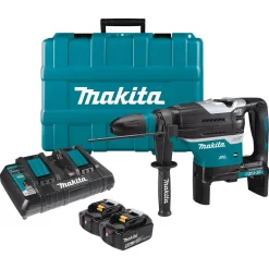 Best Pirce 😉 Power Multi Tools Makita 18-Volt 1-9/16 In. 5.0 Ah X2 LXT Lithium-Ion (36-Volt) Brushless Cordless AVT Rotary 🔨 Hammer Kit AFT AWS 🎁