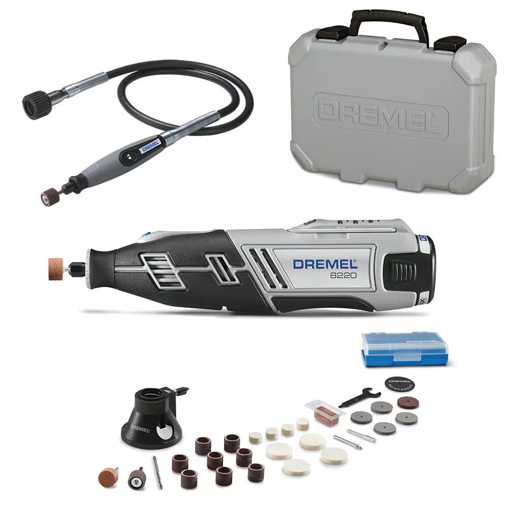 Budget 🛒 Power Multi Tools Dremel 36 In. Flex-Shaft Attachment For Rotary Tools + 8220 Series 12-V MAX Lithium-Ion Variable Speed Cordless Rotary Tool Kit 🥰 1 Budget 🛒 Power Multi Tools Dremel 36 In. Flex-Shaft Attachment For Rotary Tools + 8220 Series 12-V MAX Lithium-Ion Variable Speed Cordless Rotary Tool Kit 🥰
