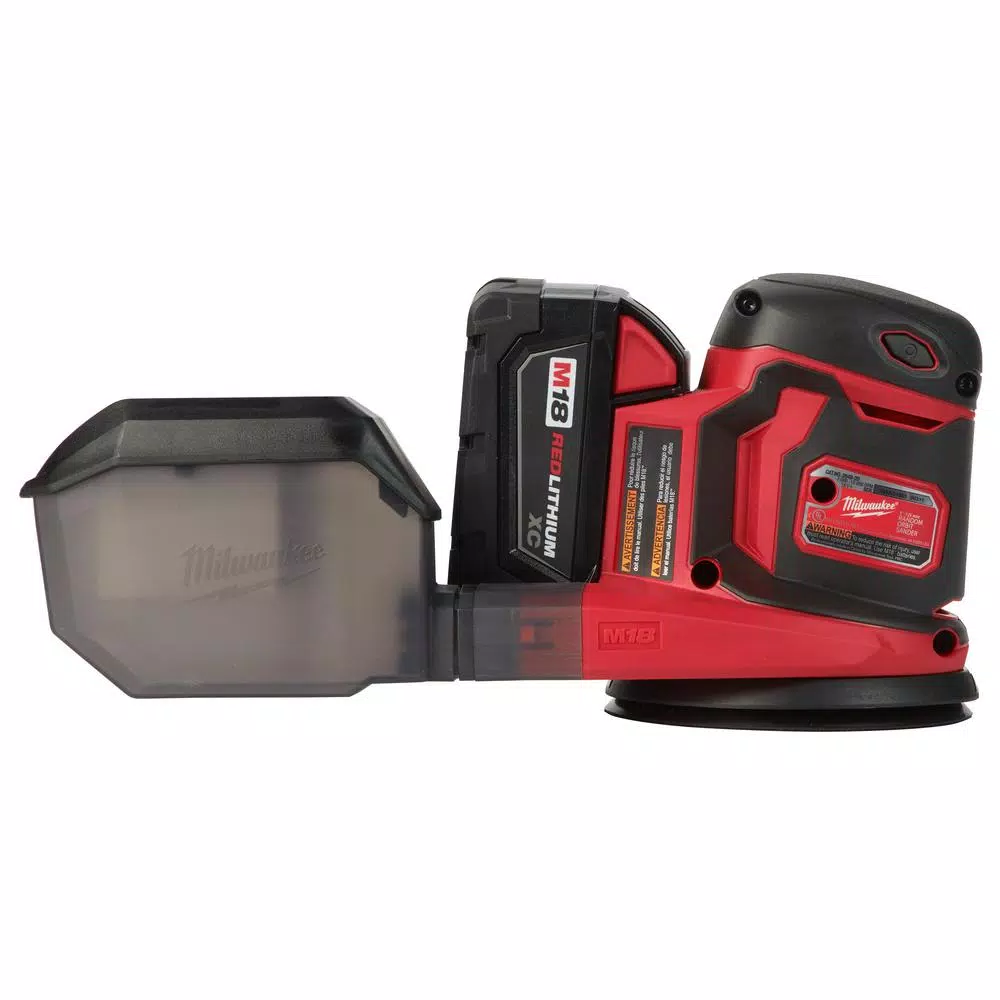 Best Sale 🥰 Sanders Milwaukee M18 18-Volt Lithium-Ion 5 In. Cordless Random Orbit Sander Kit With (1) 3.0Ah Battery, Charger And Tool Bag 🥰 6 Best Sale 🥰 Sanders Milwaukee M18 18-Volt Lithium-Ion 5 In. Cordless Random Orbit Sander Kit With (1) 3.0Ah Battery, Charger And Tool Bag 🥰 - Image 6