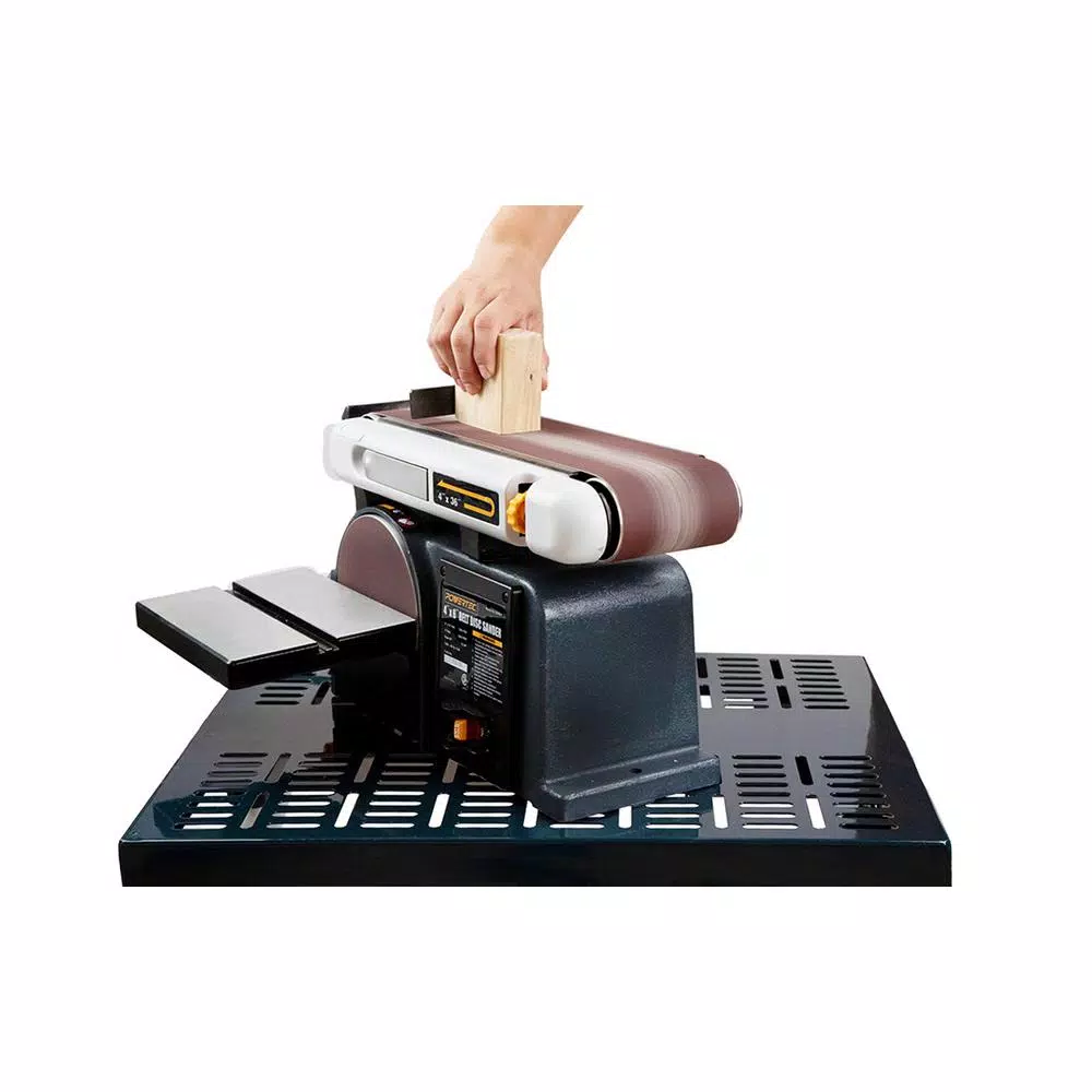 Cheapest 😀 Sanders POWERTEC Belt Disc Sander For Woodworking, 4 In. X 36 In. Belt Sander With 6 In. Sanding Disc 😉 7 Cheapest 😀 Sanders POWERTEC Belt Disc Sander For Woodworking, 4 In. X 36 In. Belt Sander With 6 In. Sanding Disc 😉 - Image 7