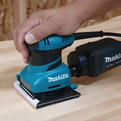 New 🎉 Sanders Makita 2 Amp Corded 1/4 Sheet Finishing Sander With 60G Paper, 100G Paper, 150G Paper, Dust Bag And Punch Plate 😉 -metalworking-tools Sales Store unnamed file 1701