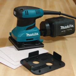 New 🎉 Sanders Makita 2 Amp Corded 1/4 Sheet Finishing Sander With 60G Paper, 100G Paper, 150G Paper, Dust Bag And Punch Plate 😉 -metalworking-tools Sales Store unnamed file 1703