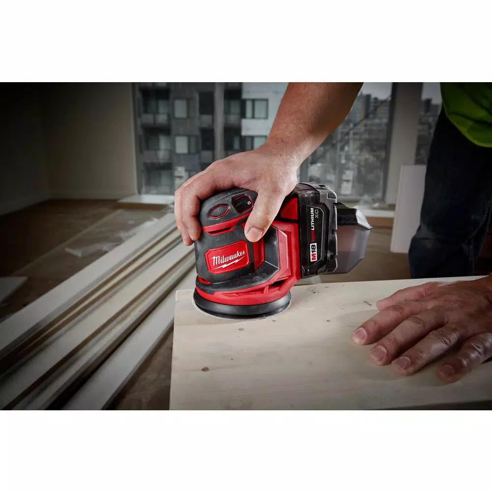 Cheap 🔔 Sanders Milwaukee M18 18-Volt Lithium-Ion Cordless 5 In. Random Orbit Sander With M18 Starter Kit (1) 5.0Ah Battery And Charger 😍 10 Cheap 🔔 Sanders Milwaukee M18 18-Volt Lithium-Ion Cordless 5 In. Random Orbit Sander With M18 Starter Kit (1) 5.0Ah Battery And Charger 😍 - Image 10