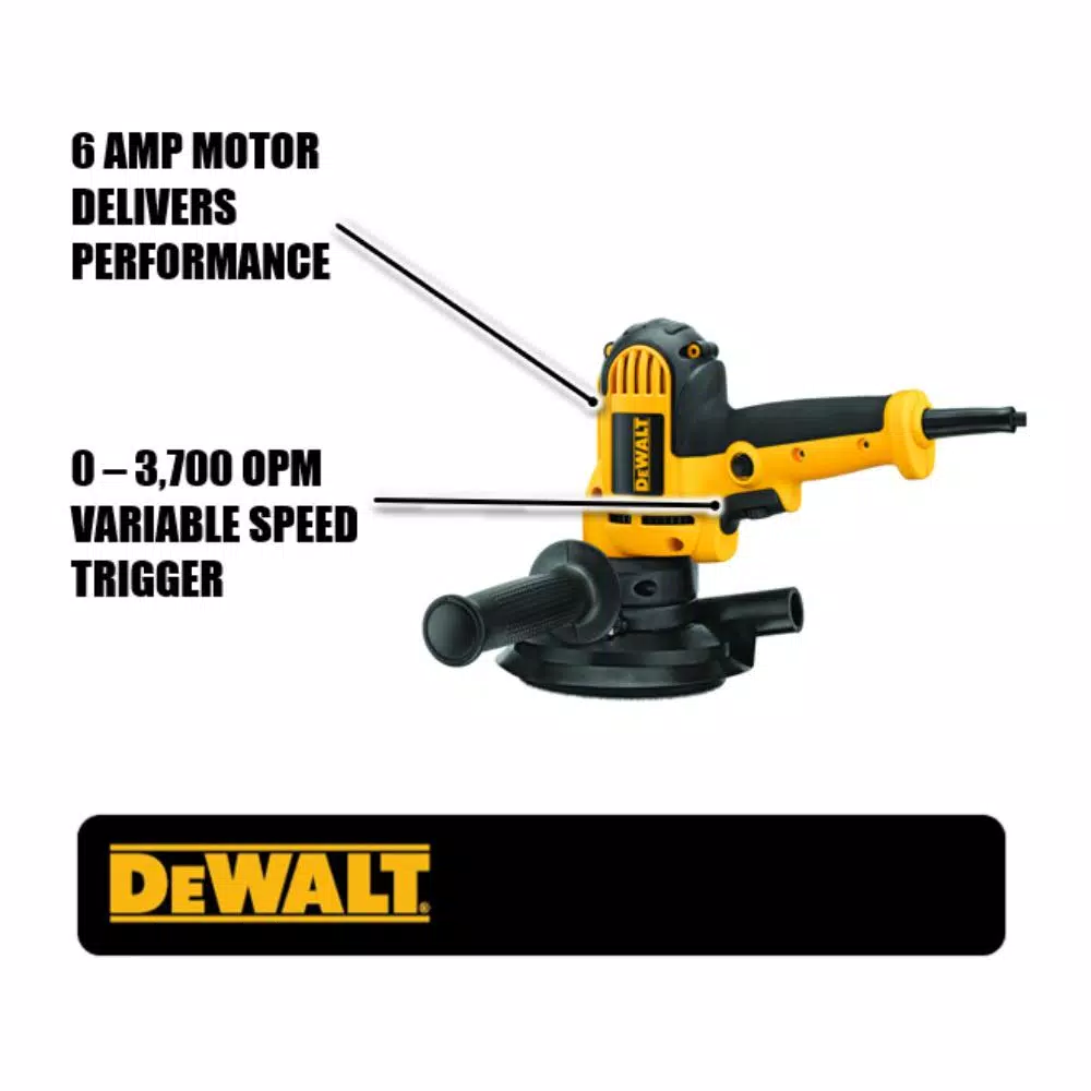 Buy 𧨠Sanders DEWALT 6 Amp Corded Variable Speed Disk Sander With 5 In., 8 Hole Hook And Loop Pad, Dust Shroud And π§ Wrench π 2 Buy 𧨠Sanders DEWALT 6 Amp Corded Variable Speed Disk Sander With 5 In., 8 Hole Hook And Loop Pad, Dust Shroud And π§ Wrench π - Image 2
