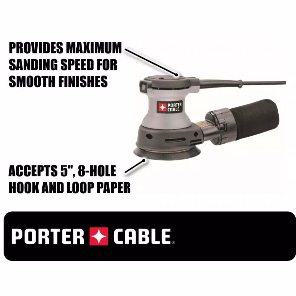 Cheapest ✔️ Sanders Porter-Cable 5 In. Random Orbital Sander 🥰 2 Cheapest ✔️ Sanders Porter-Cable 5 In. Random Orbital Sander 🥰 - Image 2