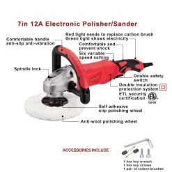 Best reviews of 🛒 Sanders Boyel Living 12-Amp Corded 7 In. Electronic Polishing Buffer Waxer Disc Sander 6 Variable Speed Machine With Wool And Sandpaper 👍 9 Best reviews of 🛒 Sanders Boyel Living 12-Amp Corded 7 In. Electronic Polishing Buffer Waxer Disc Sander 6 Variable Speed Machine With Wool And Sandpaper 👍 -metalworking-tools Sales Store unnamed file 1825