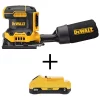 Wholesale 🔔 Sanders DEWALT 20-Volt MAX XR Cordless Brushless 1/4 Sheet Variable Speed Sander With (1) 20-Volt Battery 3.0Ah 😀