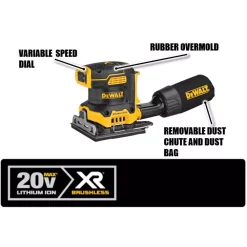 Budget 🛒 Sanders DEWALT 20-Volt MAX XR Cordless Brushless 5 In. Random Orbital Sander With 1/4 Sheet Sander, (1) 20-Volt Battery 3.0Ah & Charger 🥰 14 Budget 🛒 Sanders DEWALT 20-Volt MAX XR Cordless Brushless 5 In. Random Orbital Sander With 1/4 Sheet Sander, (1) 20-Volt Battery 3.0Ah & Charger 🥰 -metalworking-tools Sales Store unnamed file 1894