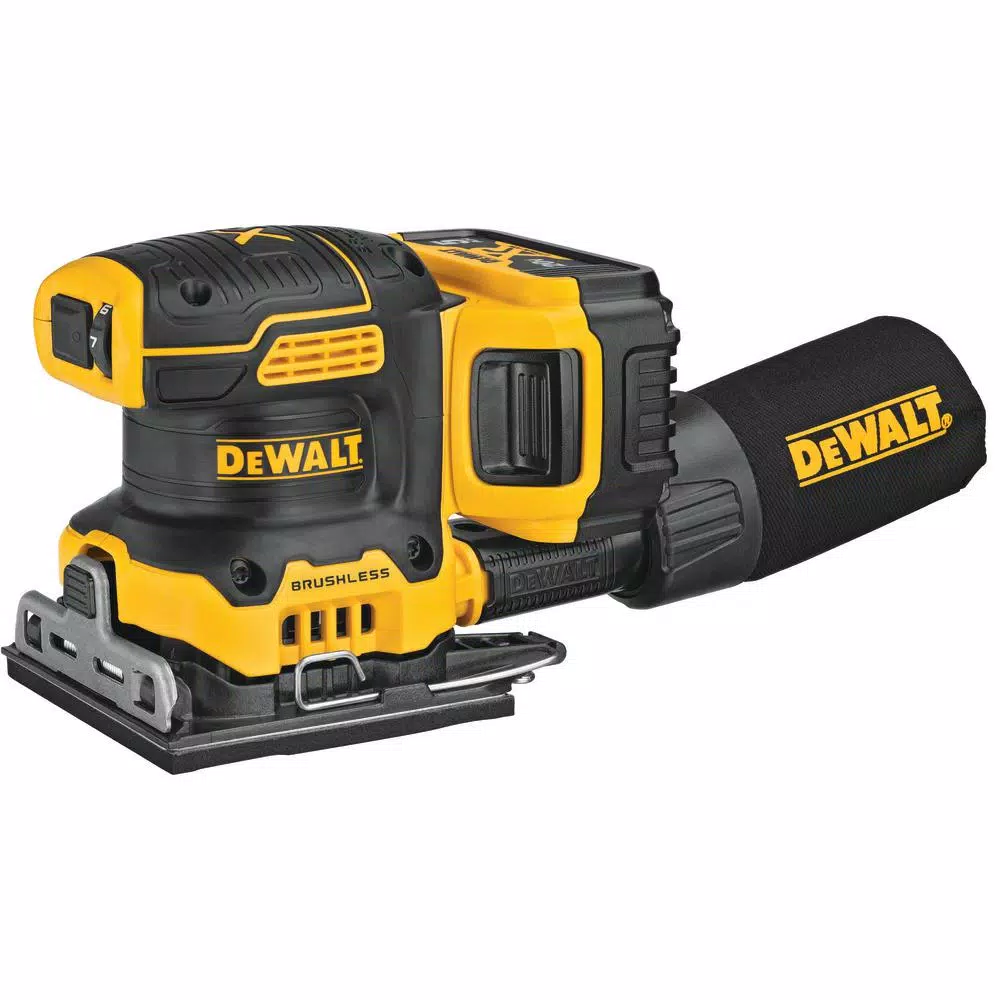 Budget 🛒 Sanders DEWALT 20-Volt MAX XR Cordless Brushless 1/4 Sheet Variable Speed Sander With (1) 20-Volt Battery 5.0Ah & Charger ⌛ 2 Budget 🛒 Sanders DEWALT 20-Volt MAX XR Cordless Brushless 1/4 Sheet Variable Speed Sander With (1) 20-Volt Battery 5.0Ah & Charger ⌛ - Image 2