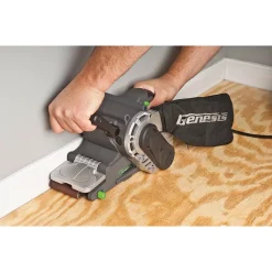 Hot Sale 🤩 Sanders Genesis 8 Amp 3 In. X 21 In. Single Lever Variable Speed Belt Sander With Adjustable Front Handle And Dust Bag ⌛ -metalworking-tools Sales Store unnamed file 1944