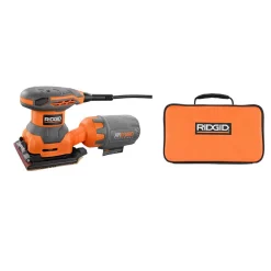 Deals π Sanders RIDGID 2.4 Amp 1/4 Sheet Sander With AIRGUARD Technology π