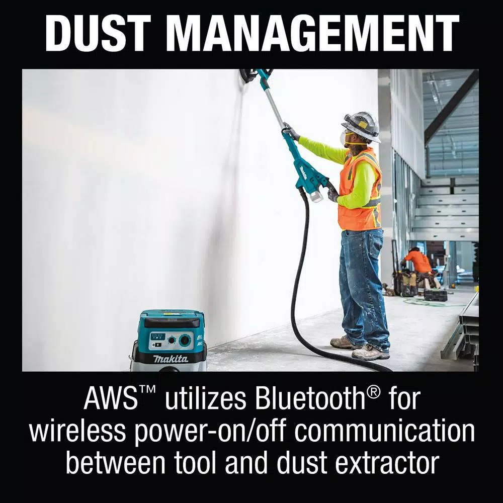 Cheap 👏 Sanders Makita 18-Volt LXT Lithium-Ion Brushless Cordless 9 In. Drywall Sander, AWS Capable (Tool-Only) 🤩 12 Cheap 👏 Sanders Makita 18-Volt LXT Lithium-Ion Brushless Cordless 9 In. Drywall Sander, AWS Capable (Tool-Only) 🤩 - Image 12