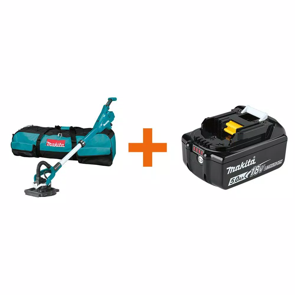 Best Sale 🛒 Sanders Makita 18-Volt LXT Lithium-Ion Brushless Cordless 9 In. Drywall Sander, AWS Capable With Bonus 18-Volt LXT Battery Pack 5.0Ah 💯 1 Best Sale 🛒 Sanders Makita 18-Volt LXT Lithium-Ion Brushless Cordless 9 In. Drywall Sander, AWS Capable With Bonus 18-Volt LXT Battery Pack 5.0Ah 💯