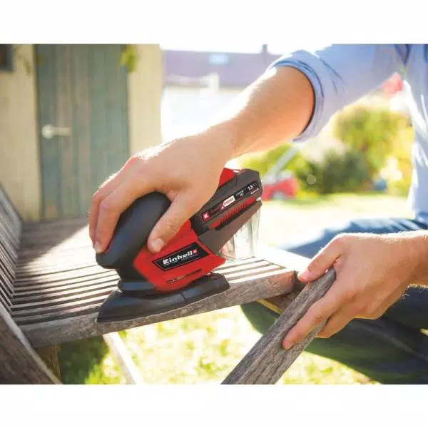 Outlet 💯 Sanders Einhell PXC 18-Volt Cordless 24,000-OPM Compact Detail Palm Sheet Sander W/ Dust Collection Box (Tool Only) ⌛ 2 Outlet 💯 Sanders Einhell PXC 18-Volt Cordless 24,000-OPM Compact Detail Palm Sheet Sander W/ Dust Collection Box (Tool Only) ⌛ - Image 2