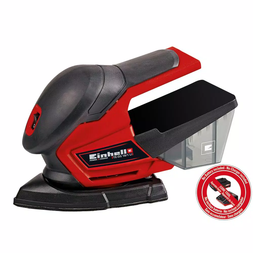 Outlet 💯 Sanders Einhell PXC 18-Volt Cordless 24,000-OPM Compact Detail Palm Sheet Sander W/ Dust Collection Box (Tool Only) ⌛ 6 Outlet 💯 Sanders Einhell PXC 18-Volt Cordless 24,000-OPM Compact Detail Palm Sheet Sander W/ Dust Collection Box (Tool Only) ⌛ - Image 6