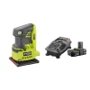 Best reviews of 🤩 Sanders RYOBI 18-Volt ONE+ Cordless 1/4 Sheet Sander With Dust Bag With 2.0 Ah Battery And Charger Kit 🛒