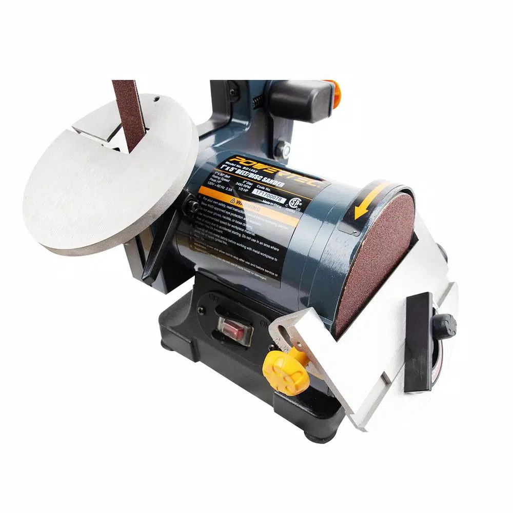 Outlet ๐ Sanders POWERTEC Belt Disc Sander For Woodworking, 1 In. X 30 In. Belt Sander With 5 In. Sanding Disc ๐คฉ 4 Outlet ๐ Sanders POWERTEC Belt Disc Sander For Woodworking, 1 In. X 30 In. Belt Sander With 5 In. Sanding Disc ๐คฉ - Image 4