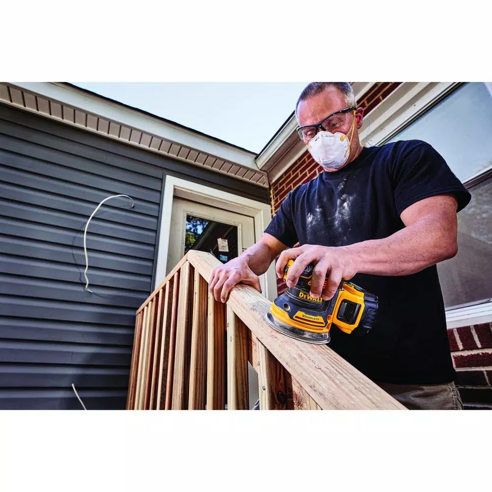 Outlet 🧨 Sanders DEWALT 20-Volt MAX XR Cordless Brushless 5 In. Random Orbital Sander With (1) 20-Volt Battery 2.0Ah & Charger 🌟 10 Outlet 🧨 Sanders DEWALT 20-Volt MAX XR Cordless Brushless 5 In. Random Orbital Sander With (1) 20-Volt Battery 2.0Ah & Charger 🌟 - Image 10