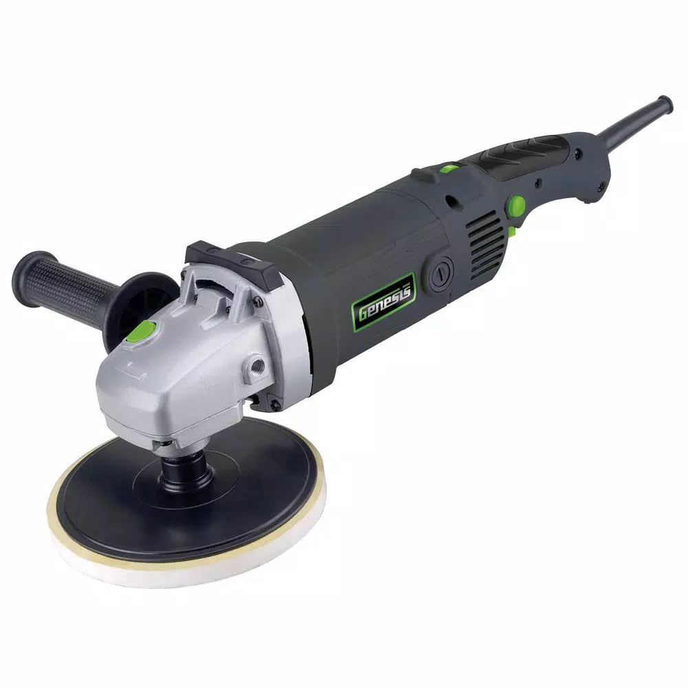 New 💯 Sanders Genesis 11 Amp 7 In. Variable Speed Sander/Polisher With Sanding Disc And Dual-Position Assist Handle And 3 Pads 🤩 1 New 💯 Sanders Genesis 11 Amp 7 In. Variable Speed Sander/Polisher With Sanding Disc And Dual-Position Assist Handle And 3 Pads 🤩