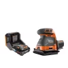 Outlet 🎁 Sanders RIDGID 18-Volt OCTANE Cordless Brushless 3-Speed 1/4 Sheet Sander Kit With (1) OCTANE Bluetooth 3.0 Ah Battery And Charger 🛒