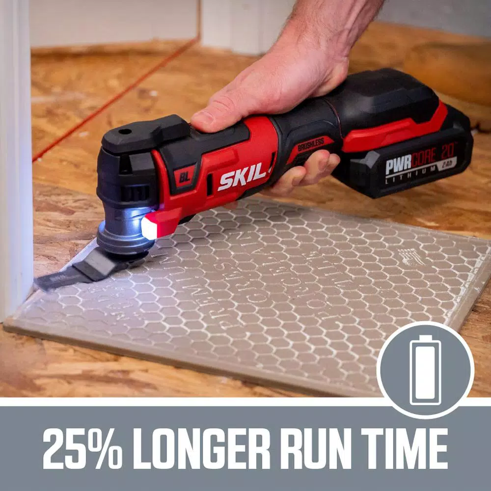 Best Pirce 🔔 Power Multi Tools Skil PWRCore 20-Volt Brushless Oscillating MultiTool Kit With PWRJump Charger 🎉 3 Best Pirce 🔔 Power Multi Tools Skil PWRCore 20-Volt Brushless Oscillating MultiTool Kit With PWRJump Charger 🎉 - Image 3