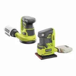 Buy π Sanders RYOBI 18-Volt ONE+ Lithium-Ion Cordless 5 In. Random Orbit Sander And 1/4 Sheet Sander With Dust Bag (Tools Only) π€©