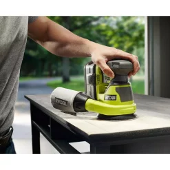Flash Sale 👏 Sanders RYOBI 18-Volt ONE+ Cordless 5 In. Random Orbit Sander With 2.0 Ah Battery And Charger Kit ✨ -metalworking-tools Sales Store unnamed file 2507