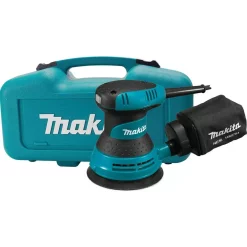 Wholesale 👏 Sanders Makita 3 Amp 5 In. Corded Palm Grip Random Orbital Sander With Dust Bag, Hard Case 🧨