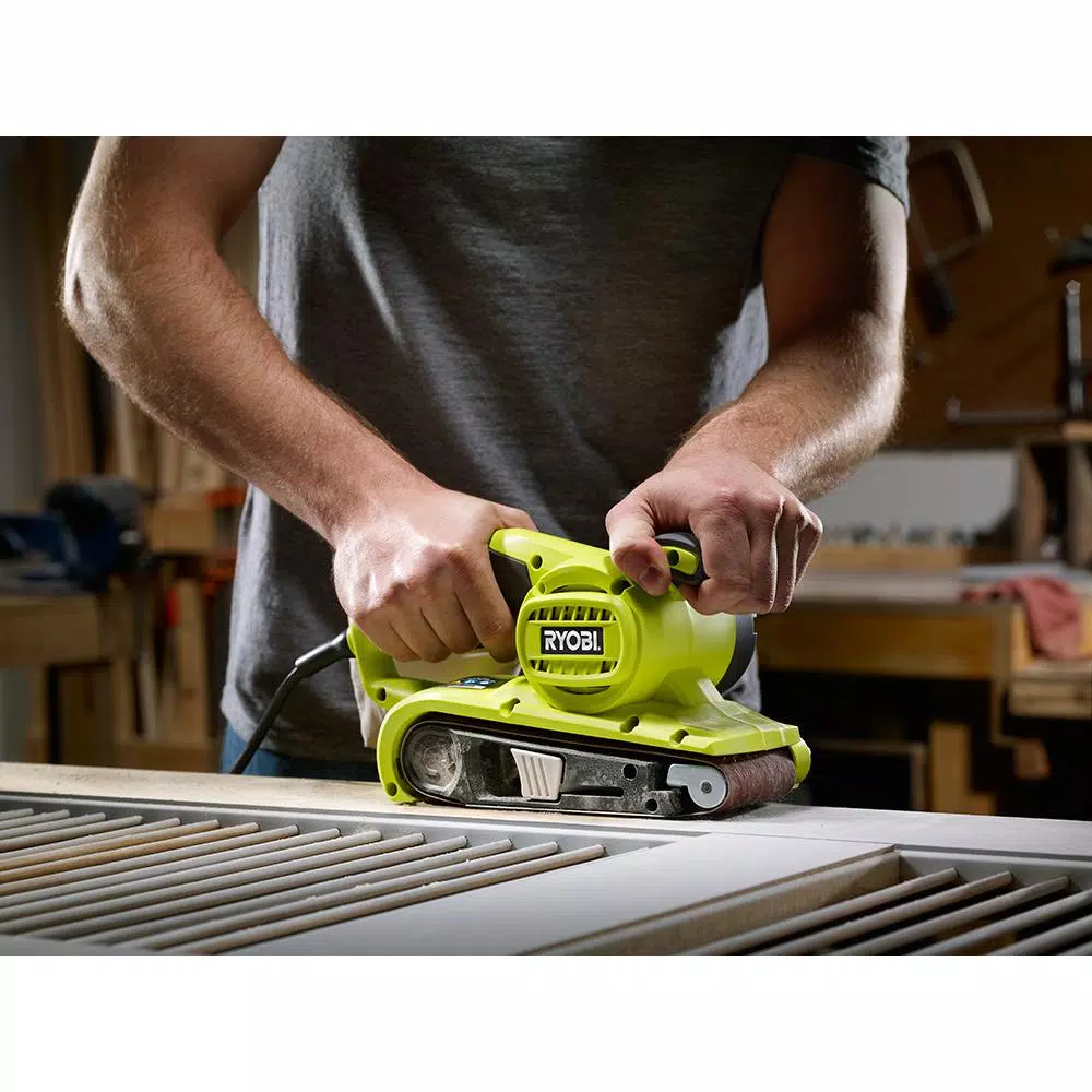 Cheap 😉 Sanders RYOBI 6 Amp Corded 3 In. X 18 In. Portable Belt Sander 🤩 7 Cheap 😉 Sanders RYOBI 6 Amp Corded 3 In. X 18 In. Portable Belt Sander 🤩 - Image 7