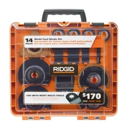 Coupon 👍 Power Multi Tools RIDGID 4 Amp Corded JobMax Multi-Tool With Tool-Free Head With JobMax Oscillating Multi-Tool Blade Accessory Kit (14-Piece) 🤩 -metalworking-tools Sales Store unnamed file 259