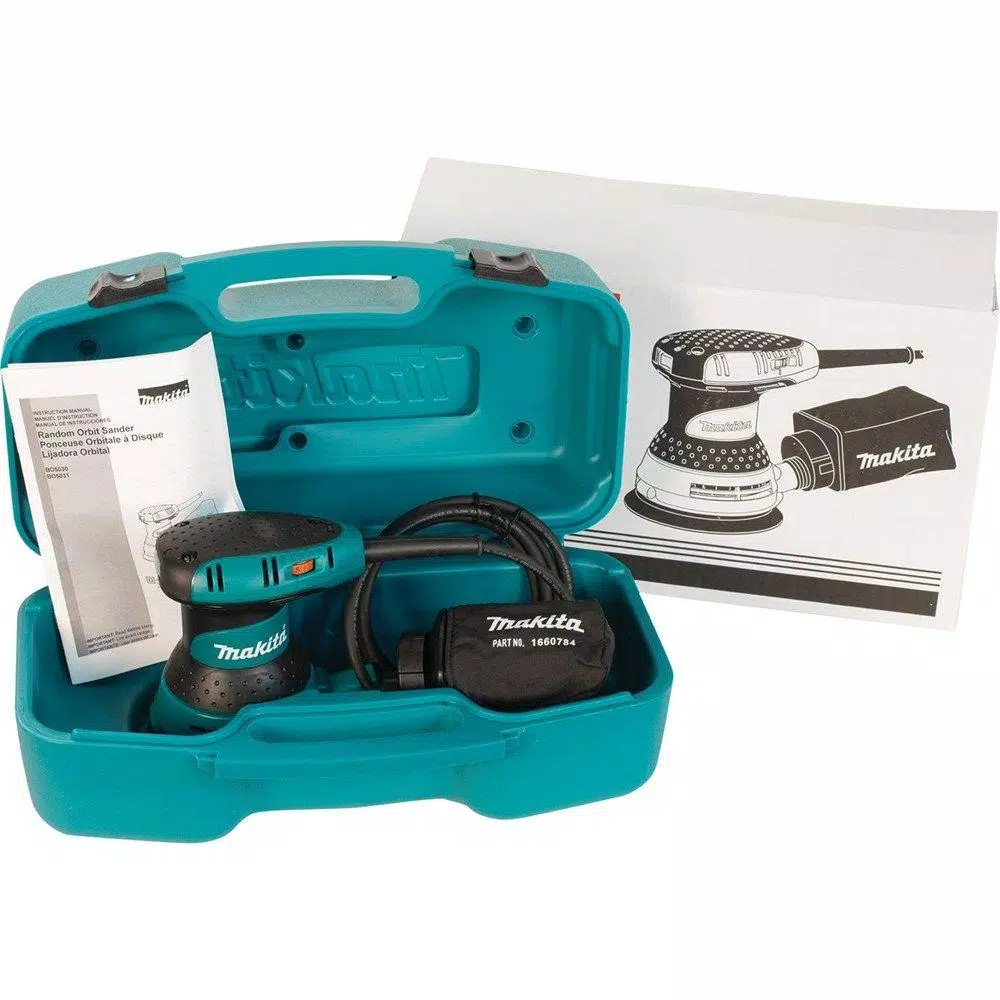 Coupon 🎁 Sanders Makita 3 Amp 5 In. Corded Random Orbital Sander With Variable Speed Tool Case 💯 11 Coupon 🎁 Sanders Makita 3 Amp 5 In. Corded Random Orbital Sander With Variable Speed Tool Case 💯 - Image 11
