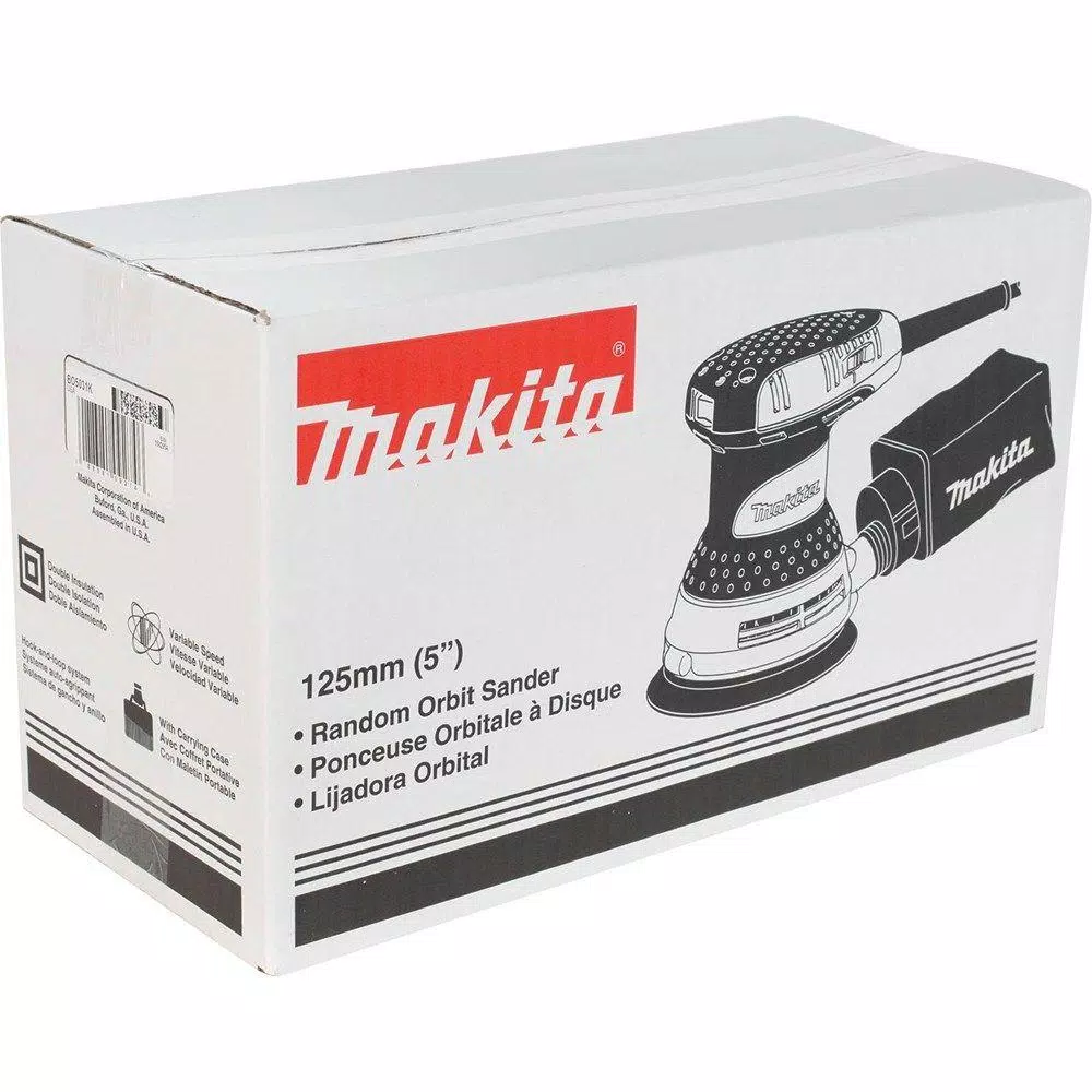 Coupon 🎁 Sanders Makita 3 Amp 5 In. Corded Random Orbital Sander With Variable Speed Tool Case 💯 12 Coupon 🎁 Sanders Makita 3 Amp 5 In. Corded Random Orbital Sander With Variable Speed Tool Case 💯 - Image 12
