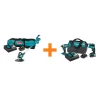 Hot Sale 👏 Sanders Makita 18V LXT Brushless Cordless 9 In. Drywall Sander Kit 5.0Ah With Bonus 18V 2.0Ah LXT Compact Combo Kit (2-Piece) ✨