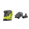 Buy 👍 Sanders RYOBI 18-Volt ONE+ Corner Cat Finish Sander With 2.0 Ah Battery And Charger Kit 😍
