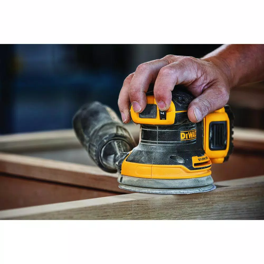 Deals 😉 Sanders DEWALT 20-Volt MAX XR Cordless Brushless 5 In. Random Orbital Sander With (1) 20-Volt Battery 3.0Ah & Charger ✨ 12 Deals 😉 Sanders DEWALT 20-Volt MAX XR Cordless Brushless 5 In. Random Orbital Sander With (1) 20-Volt Battery 3.0Ah & Charger ✨ - Image 12