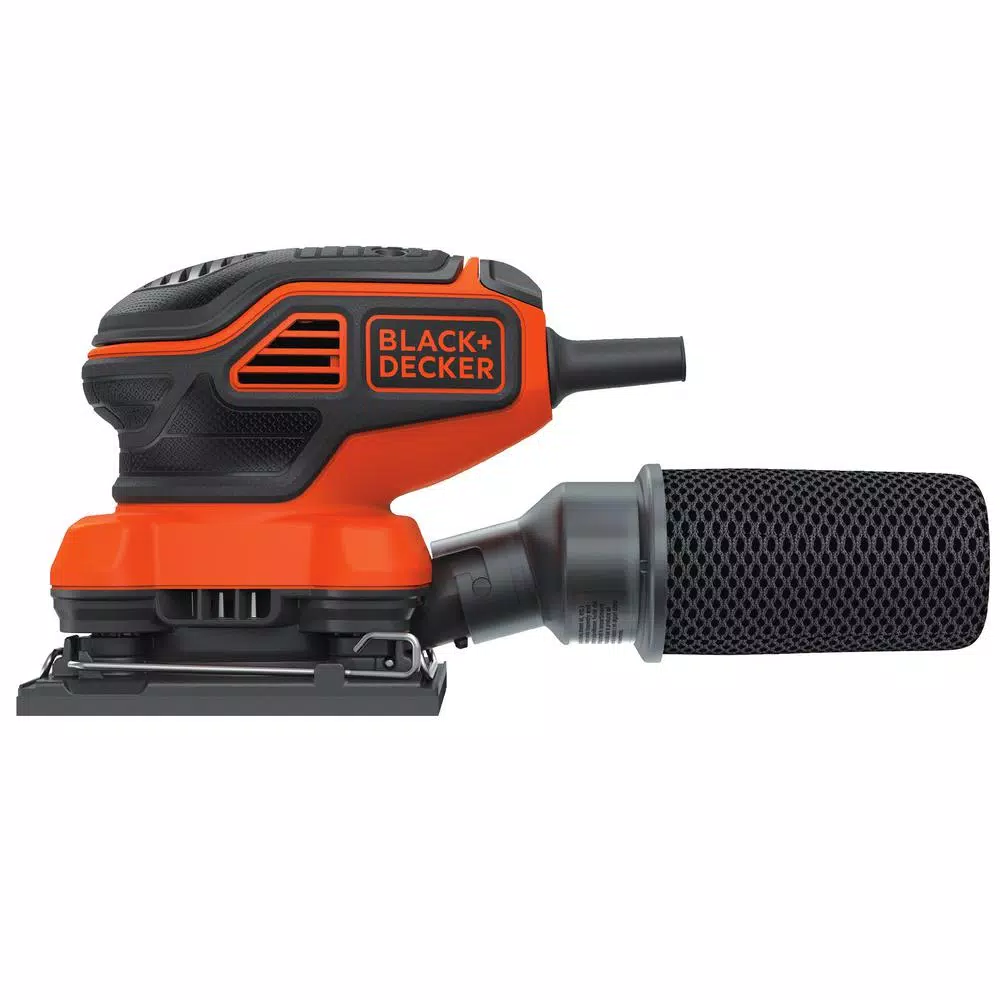 New 🌟 Sanders BLACK+DECKER 2 Amp Corded 1/4 Sheet Orbital Sander With Paddle Switch Actuation 👏 2 New 🌟 Sanders BLACK+DECKER 2 Amp Corded 1/4 Sheet Orbital Sander With Paddle Switch Actuation 👏 - Image 2