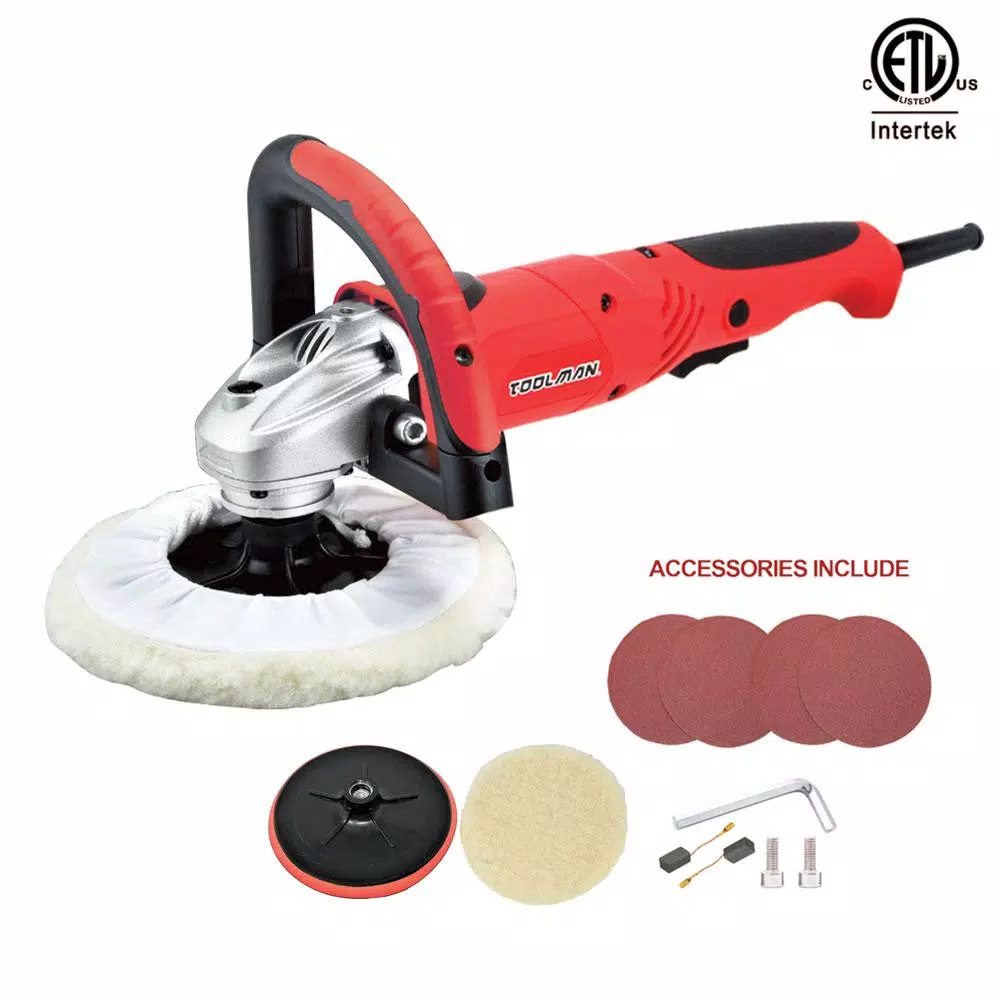 Top 10 ๐ Sanders Boyel Living 7.5 Amp Corded 7 In. Variable Speed Power Tool Polishing Buffer Waxer Electric Disc Sander With Wool Pad And Sandpaper ๐ 1 Top 10 ๐ Sanders Boyel Living 7.5 Amp Corded 7 In. Variable Speed Power Tool Polishing Buffer Waxer Electric Disc Sander With Wool Pad And Sandpaper ๐
