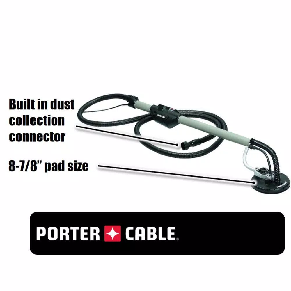 Discount ✔️ Sanders Porter-Cable 4.7 Amp Corded 8-7/8 In. Drywall Sander With 13 Ft. Long Dust Collection Hose 😉 2 Discount ✔️ Sanders Porter-Cable 4.7 Amp Corded 8-7/8 In. Drywall Sander With 13 Ft. Long Dust Collection Hose 😉 - Image 2
