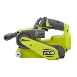 Flash Sale ❤️ Sanders RYOBI 18-Volt ONE+ Cordless Brushless 3 In.x18 In. Belt Sander With Dust Bag And 80-Grit Sanding Belt With 16 Ft. Tape Measure 👍 -metalworking-tools Sales Store unnamed file 2899