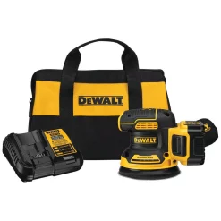 Top 10 π Sanders DEWALT 20-Volt MAX XRΒ Cordless Brushless 5 In. Random Orbital Sander With (1) 20-Volt Battery 5.0Ah & Charger β€οΈ