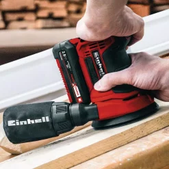 Promo ⌛ Sanders Einhell PXC 18-Volt Cordless 5 In. 22,000-OPM Max Variable Speed Random Orbital Sander Kit (w/ 2.0-Ah Battery + Fast Charger) 🎉 -metalworking-tools Sales Store unnamed file 3003