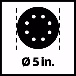 Promo ⌛ Sanders Einhell PXC 18-Volt Cordless 5 In. 22,000-OPM Max Variable Speed Random Orbital Sander Kit (w/ 2.0-Ah Battery + Fast Charger) 🎉 -metalworking-tools Sales Store unnamed file 3004