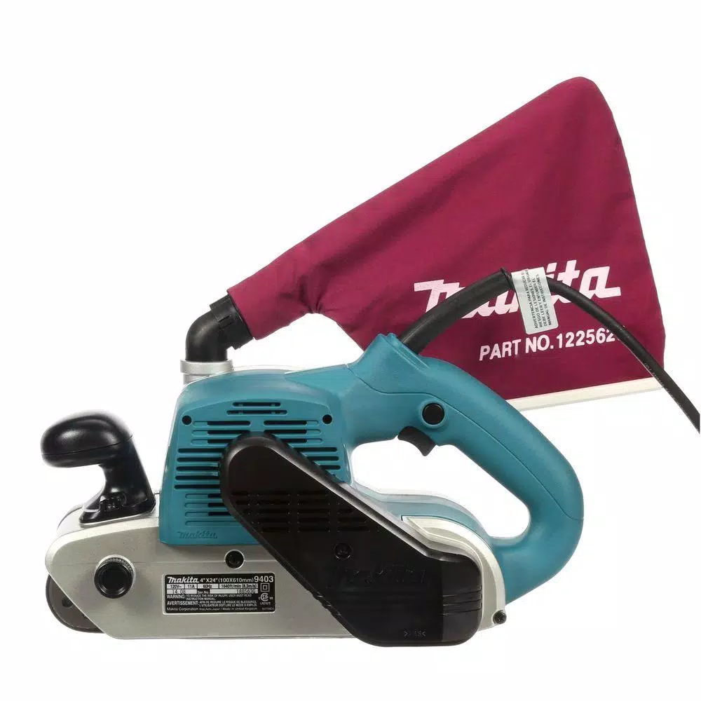 Outlet 🌟 Sanders Makita 11 Amp 4 In. X 24 In. Corded Belt Sander With Abrasive Belt, 80G Belt And Dust Bag ⭐ 2 Outlet 🌟 Sanders Makita 11 Amp 4 In. X 24 In. Corded Belt Sander With Abrasive Belt, 80G Belt And Dust Bag ⭐ - Image 2