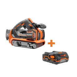 Outlet 🎁 Sanders RIDGID 18-Volt Cordless Brushless 3 In. X 18 In. Belt Sander With 1.5 Ah Lithium-Ion Battery 🔔